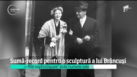 O operă semnată de Constantin Brâncuşi ar putea deveni una dintre cele mai scumpe sculpturi vândute vreodată