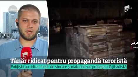Terorism în România! Un tânăr de 30 de ani a este suspectat de propagandă teroristă.