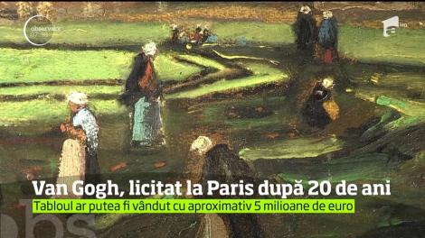 Un tablou realizat de Vincent Van Gogh ar putea fi vândut cu până la 5 milioane de euro
