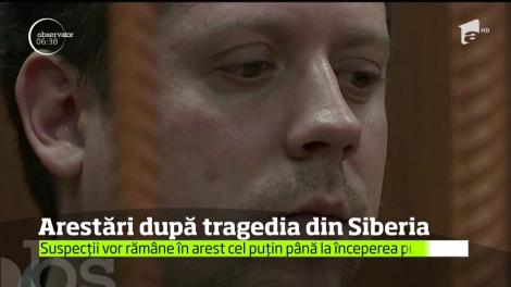 Autorităţile ruse au reţinut doi suspecţi după incendiul de la centrul comercial din Siberia