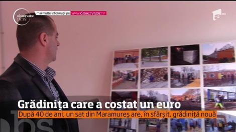 O grădiniță dintr-un sat din România a costat un euro! De 40 de ani, preșcolarii au fost nevoiți să parcurgă zeci de kilometri într-o altă localitate
