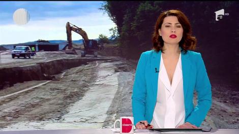 Autostrada Sebeş-Turda nu va fi inaugurată prea curând, pentru că un tronson tocmai s-a surpat din cauza unei alunecări de teren
