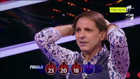 ”Emisunea se cheamă GHICEȘTE VÂRSTA, am ghicit-o! De asta am venit”. În runda finala soții Savin stau în fața unei frumuseți, Lebăda Neagră! Intuiesc bine și pleacă acasă cu 13.000 de lei!