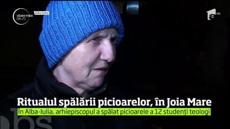 Ritualul "Spălării Picioarelor", în Joia Mare