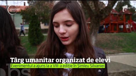 Târg umanitar organizat de elevii unei şcoli din Transilvania