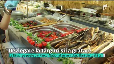 Bucătari din toată țara veniți special la cel mai mare târg de pește din Capitală