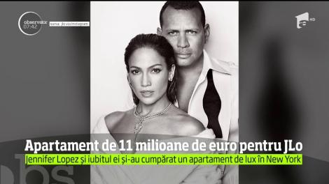 Jennifer Lopez şi iubitul ei, Alex Rodriguez, au cumpărat un apartament de 11 milioane de dolari în New York