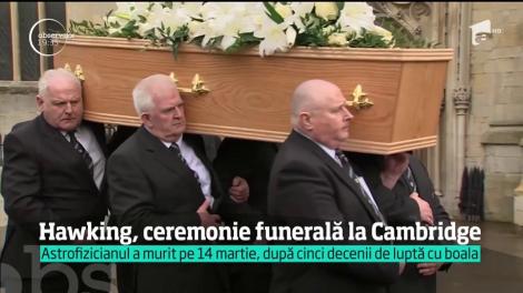 Stephen Hawking, ceremonie funerală din Cambridg