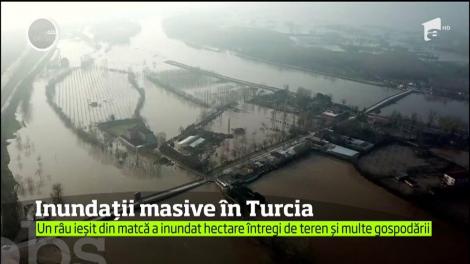 Inundaţii masive într-o provincie din nord-vestul Turciei