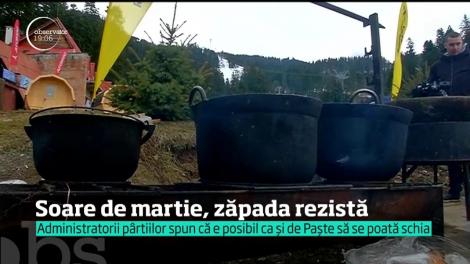 Weekendul de Florii a scos românii pe pârtii