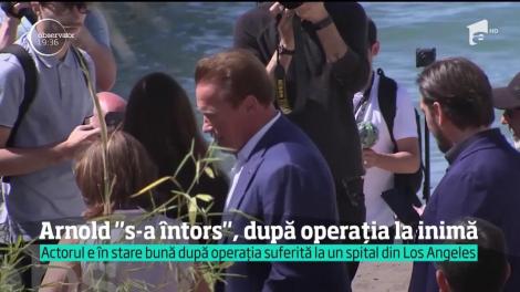 Arnold Schwarzenegger şi-a anunţat revenirea după operaţia pe cord deschis