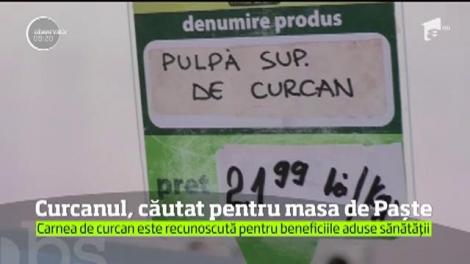 Românii caută din ce în ce mai mult carnea de curcan pentru masa de Paşte. E şi mai ieftină şi mai sănătoasă