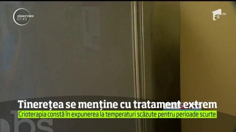 Crioterapia, tratament la minus 175 de grade Celsius