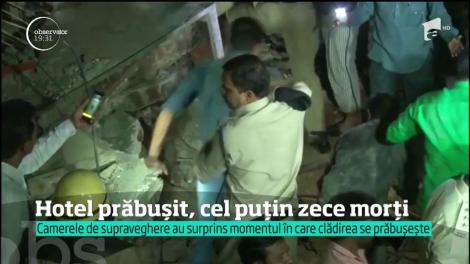 Un hotel s-a prăbuşit într-un oraş din centrul Indiei