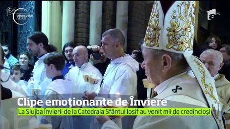 Pentru credincioşii romano-catolici este sărbătoare mare. Un milion de români sărbătoresc astăzi Paştele