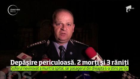 Doi oameni au murit nevinovaţi şi alţi trei au ajuns la spital după ce s-au răsturnat cu maşina în Cluj