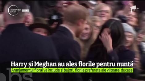 Harry și Meghan au ales florile pentru nuntă