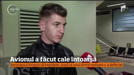 Clipe de groază pentru pasagerii unei curse low-cost de la Cluj în Bucureşti, care au rămas blocaţi în aer. Avionul ar fi lovit o pasăre