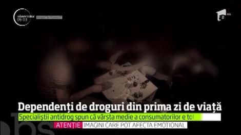 Dependenţi de droguri încă de la naştere!