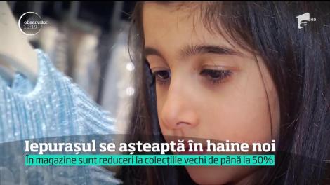 Iepuraşul se aşteaptă în haine noi