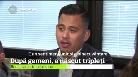 După gemeni, a născut tripleți