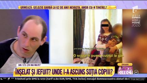 Detalii cutremurătoare ies la iveală despre bărbatul care își caută copiii dispăruți! „Îi punea cuţitul la gât!”