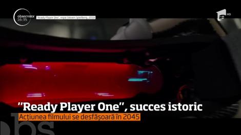 Cel mai recent film al lui Steven Spielberg, "Ready Player One", a avut încasări de 128 de milioane de dolari