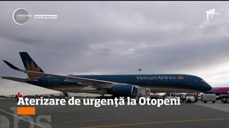 Aeronavă comercială de mari dimensiuni, aterizare de urgenţă pe aeroportul Otopeni