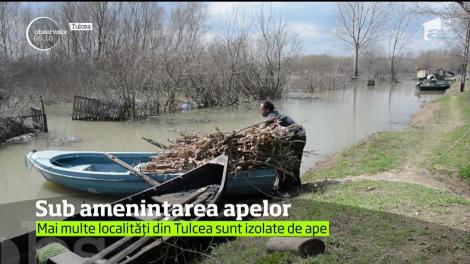 Codul portocaliu de inundaţii de pe Dunăre face deja probleme