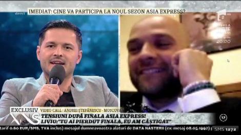 Reacţii după finala Asia Express! Liviu Vârciu: "Andrei, m-ai dus la pierzanie"