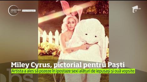 Miley Cyrus îşi şochează din nou admiratorii cu ipostazele în care alege să pozeze
