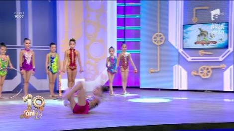 Sunt mici, dar au visuri mari! Gimnastică ritmică demonstrativă, în platoul de la Neatza