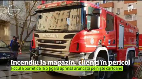 Au fost momente de panică într-un magazin din centrul municipiului Alexandria