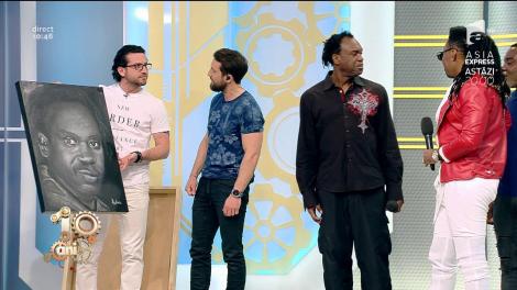 Zici că este o fotografie, însă este pictură. Dr. Alban, surprins de pictorul român Aidan Andon: ”Ooooo, this is fantastic! ”