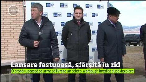 Poşta din Rusia a început să testeze livrarea coletelor de către drone