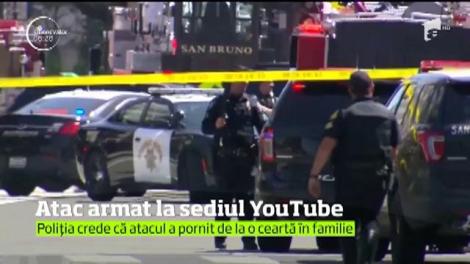 A fost panică la sediul central al companiei Youtube, din California, după ce în clădire au răsunat mai multe focuri de armă