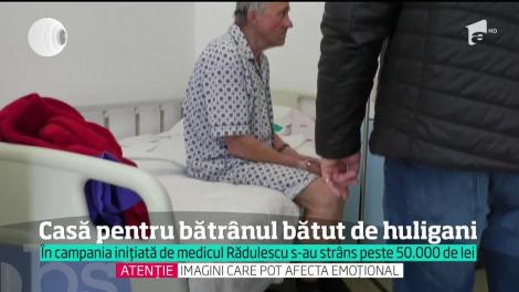 Casă pentru bătrânul bătut de huligani, în pasajul din Braşov