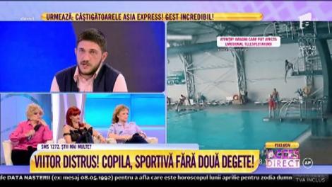 Tatăl micuţei handbaliste care a rămas fără două degete: "Operaţia a fost aproape imposibilă"