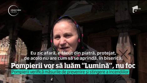 Pompierii sunt în alertă pentru noaptea de Înviere