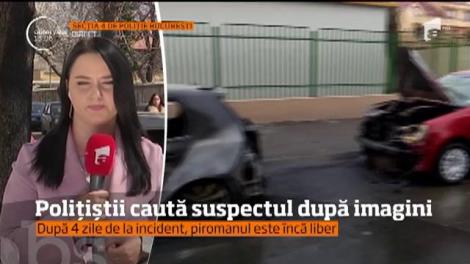 Au apărut primele imagini! El este piromanul care a incendiat opt mașini
