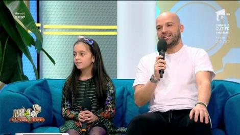 Andrei Ștefănescu, duet muzical cu Alexxa, o fetiță minune de nouă ani: ”Este o piesă în care se vorbește despre copilărie”