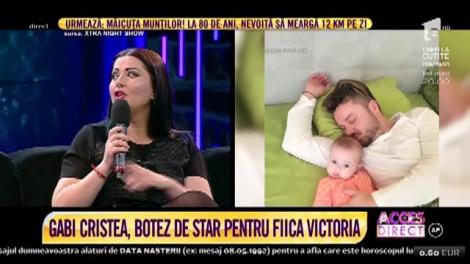 Gabriela Cristea, botez de vedetă pentru fiica Victoria!