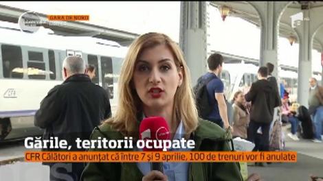 Vine Paștele, iar CFR Călători a anunţat deja că între 7 şi 9 aprilie, în jur de 100 de trenuri vor fi anulate! Motivul, nu sunt vagoane