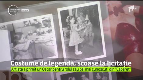 O mare vedetă a scenei şi filmului din Statele Unite, Laiza Minnelli, îşi scoate la licitaţie costume în care a devenit celebră