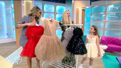 Andreea Bănică a lansat o colecție de rochițe create special pentru fetițe