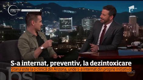Actorul Colin Farrell s-a internat, preventiv, într-o clinică de dezintoxicare!