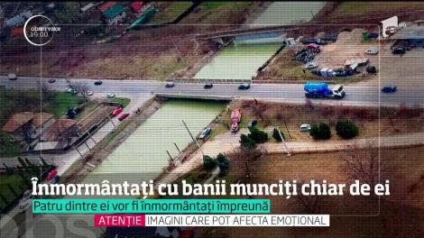 Tinerii ucişi în tragedia rutieră din Neamţ, înmormântaţi cu banii munciţi chiar de ei!