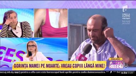 Ce spune bărbatul care i-a interzis mamei bolnavă să-şi mai vadă copiii?