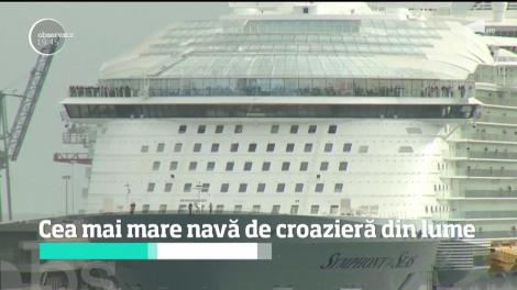 Cea mai mare navă de croazieră din lume a plecat &icirc;n primul său voiaj