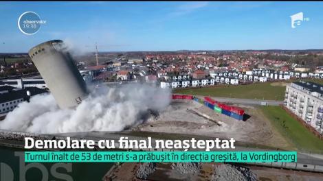 Demolare cu final neașteptat în Danermarca